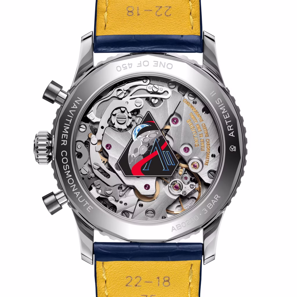 Breitling Navitimer B02 Cosmonaute Artemis II cadran meteorit