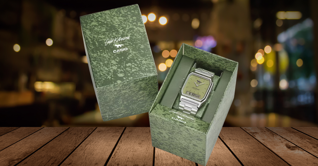 Casio și Café Kitsuné transformă un clasic accesibil într-un ceas verde-matcha